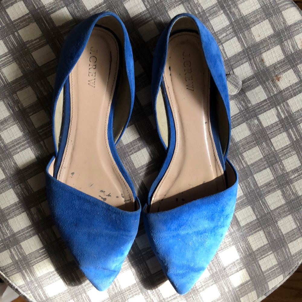 J.Crew Blue Flats